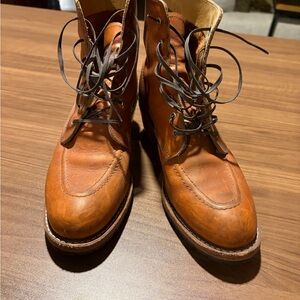 Red Wing Shoes Women's Tan Lace Up Boots
